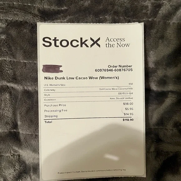 W CoCao Nike Dunks, Size 6 Women’s, size 4.5 Men’s - Picture 11 of 12